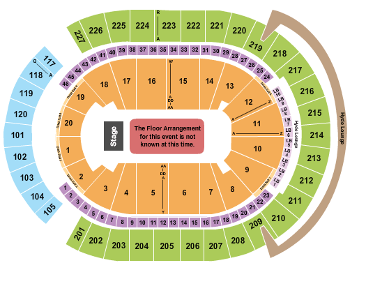 T-Mobile Arena Cardi B Seating Chart